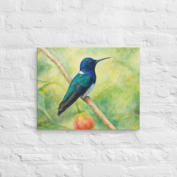 Canvas, watercolor hummenbirds 04 - Image 3