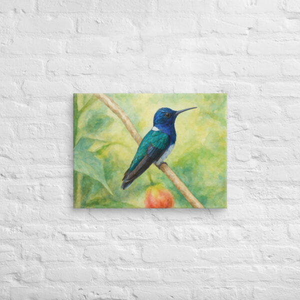Canvas, watercolor hummenbirds 04 - Image 4